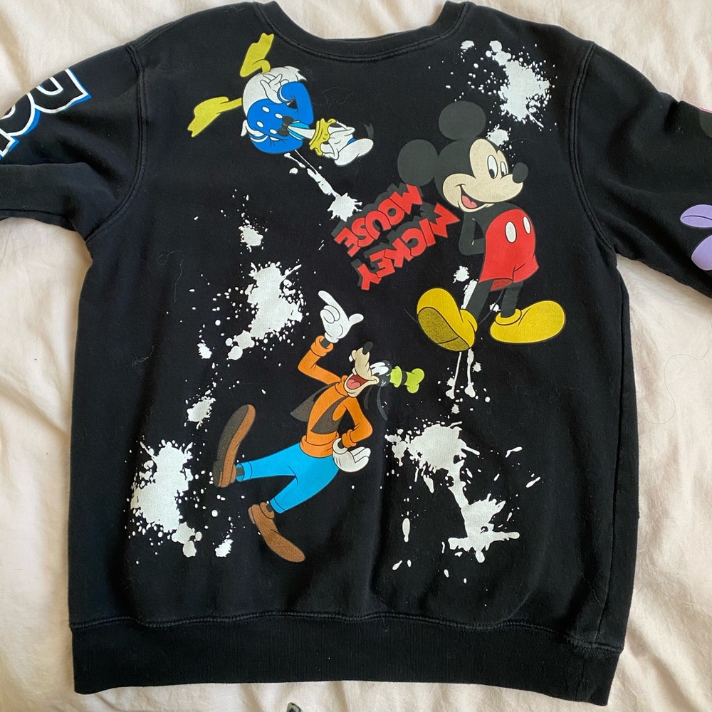 Disney character black sweater